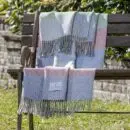 Tavola Check Throw – Plaid in Lino con Motivo a Quadri