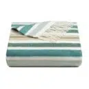 Babele Stripe Throw – Coperta in Cotone Riciclato a Righe Colorate