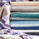 Babele Stripe Throw – Coperta in Cotone Riciclato a Righe Colorate