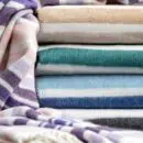 Babele Stripe Throw – Coperta in Cotone Riciclato a Righe Colorate