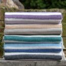 Babele Stripe Throw – Coperta in Cotone Riciclato a Righe Colorate