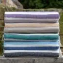 Babele Stripe Throw – Coperta in Cotone Riciclato a Righe Colorate