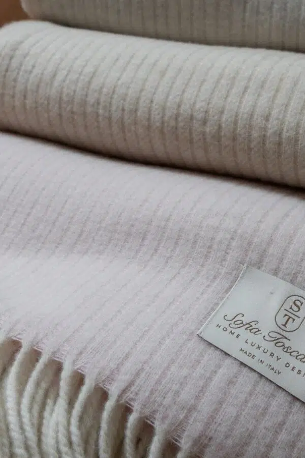 Ruby Throw – Plaid in Lana Riciclata e Cashmere