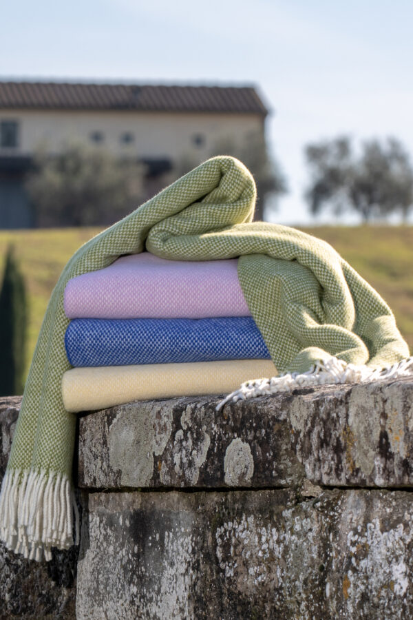 Dream Throw – Plaid in Lana Riciclata e Cashmere - Sofia Toscano