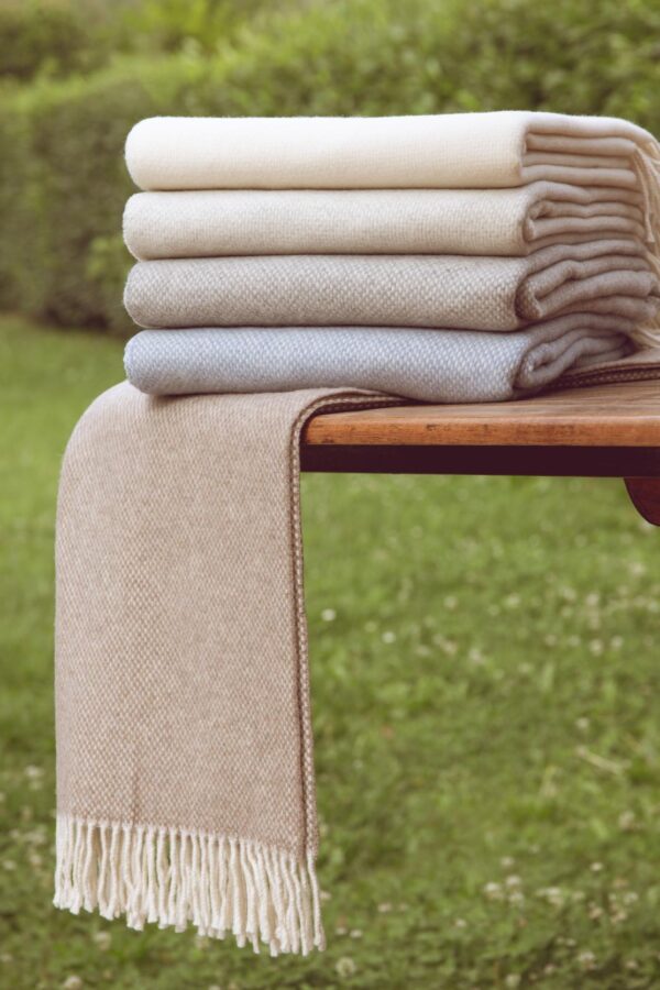 Dream Throw – Plaid in Lana Riciclata e Cashmere
