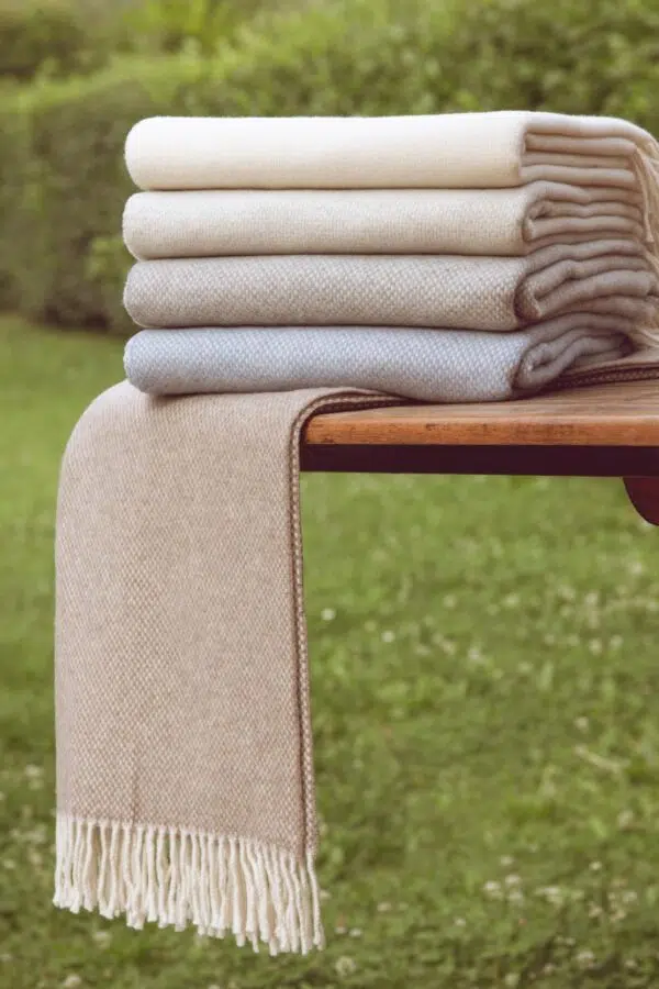 Dream Throw – Plaid in Lana Riciclata e Cashmere